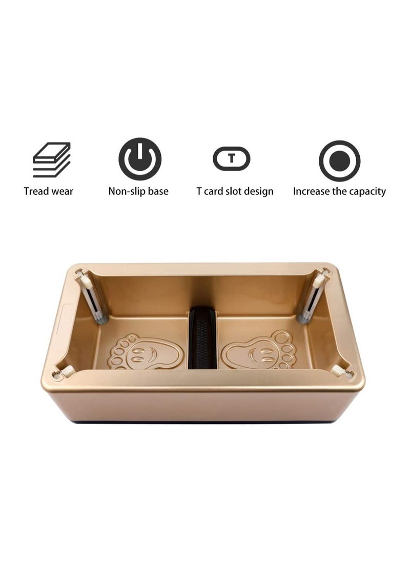 Eworld - Automatic Shoe Cover Dispenser Machine with 100 Disposable Plastic Bags - Image 1