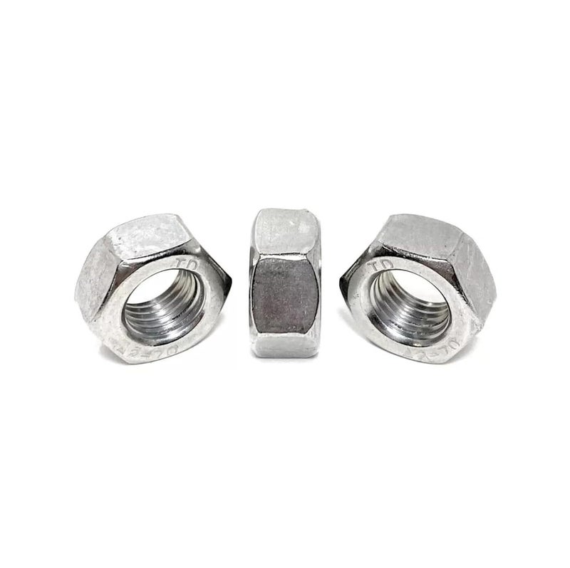 304 Stainless Steel M18 X 1 5mm Hex Nut DIN 934 Standard Fine Thread Fastener - Image 2