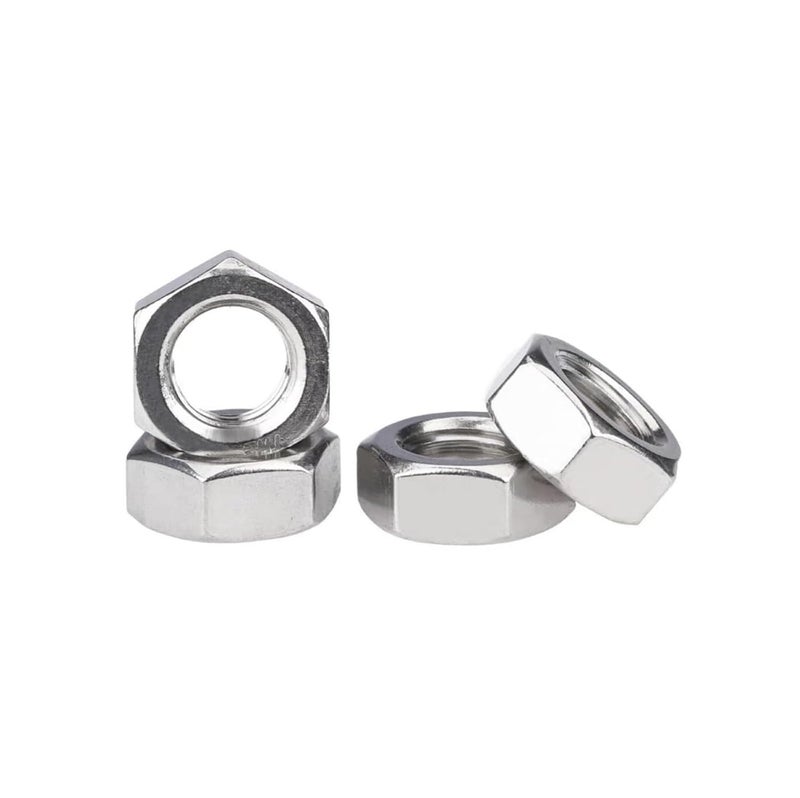 304 Stainless Steel M18 X 1 5mm Hex Nut DIN 934 Standard Fine Thread Fastener - Image 4