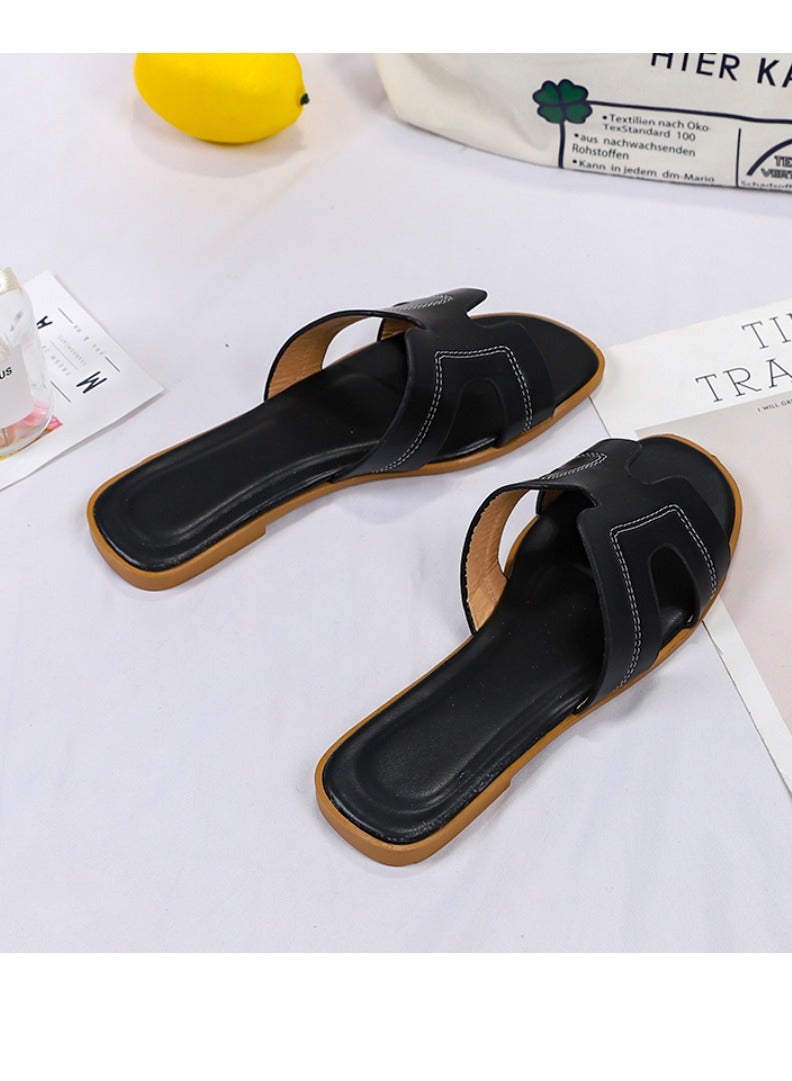 Rup Art Simple Design Comfy Flat Slippers for Women and Ladies Lightweight - Image 4
