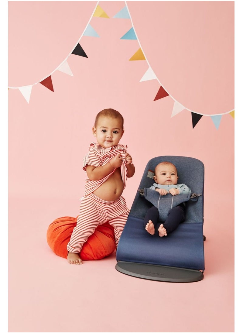 BABYBJORN - Bouncer Bliss 3D Jersey Dove Blue - Image 1