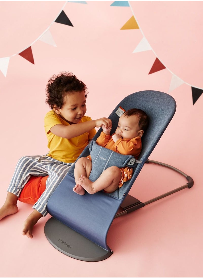 BABYBJORN - Bouncer Bliss 3D Jersey Dove Blue - Image 1