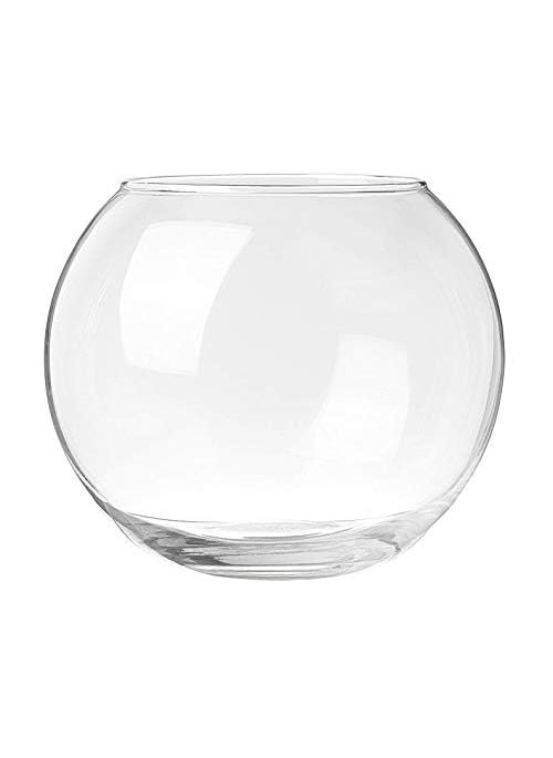 Incrizma Incrizma Bowl Glass Vase, Diameter 10,15 & 20cm, Clear Bubble Planter Terrarium Fish Bowl, Globe Flower Vase Centerpiece for Wedding Event Home Decor, Set of 3 Pcs  - Image 4