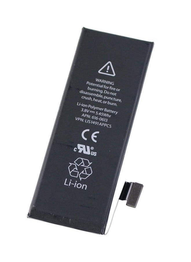 ELTRAZONE - Internal Replacement Battery for Apple iPhone 5 – Black Lithium-Ion Battery with High Capacity | Durable & Safe Battery for iPhone 5 | Easy DIY Installation Kit Included | Restore Your Phone’s Battery Life and Performance Quickly - Image 1