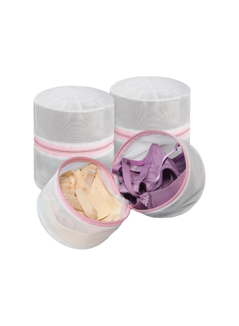 Premium Bra Lingerie Wash Bags 3 Pack, 16cmx16cm , Double Layered Mesh with Rigid Frame - Image 1