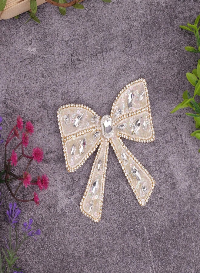 Cart Log CartLog Bow Hair Clips for Girls & Women - Trendy Hair Bows, Aesthetic Hair Accessories, Cute Alligator Clip Bows for Thick & Thin Hair (Design 4) - Image 4