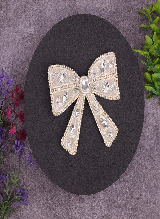 Cart Log CartLog Bow Hair Clips for Girls & Women - Trendy Hair Bows, Aesthetic Hair Accessories, Cute Alligator Clip Bows for Thick & Thin Hair (Design 4) - Image 3