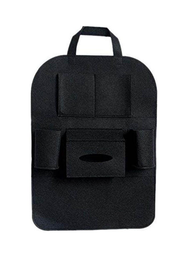 NIBEMINENT Pu Leather Car Back Nseat Organizer Holder Multi Purpose Pockets Travel Storage Hanging Bag Baby Kid Seat - Image 1