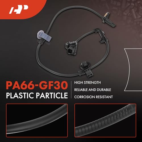 A-Premium ABS Wheel Speed Sensor Compatible with Honda Models - Civic 2006 2007 2008 2009 2010 2011, Sedan, built in the U.S. - Front Left Driver Side, Replace# 57455-SNE-A01, 57455SNEA01 - Image 4