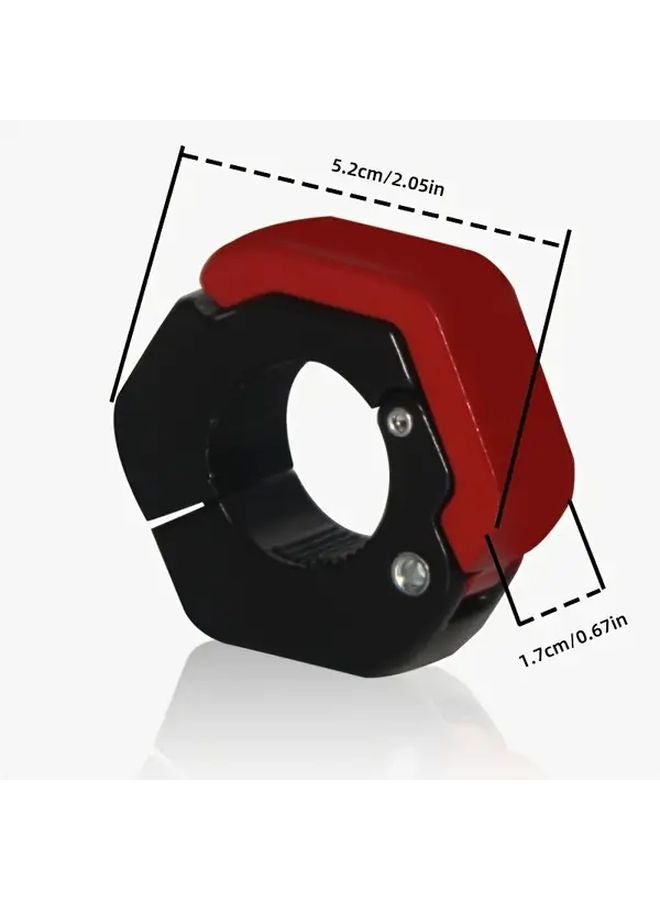 Red Universal No Drill Front Hook For Electric Bike Bicycle Motorcycle Helmet - Image 3