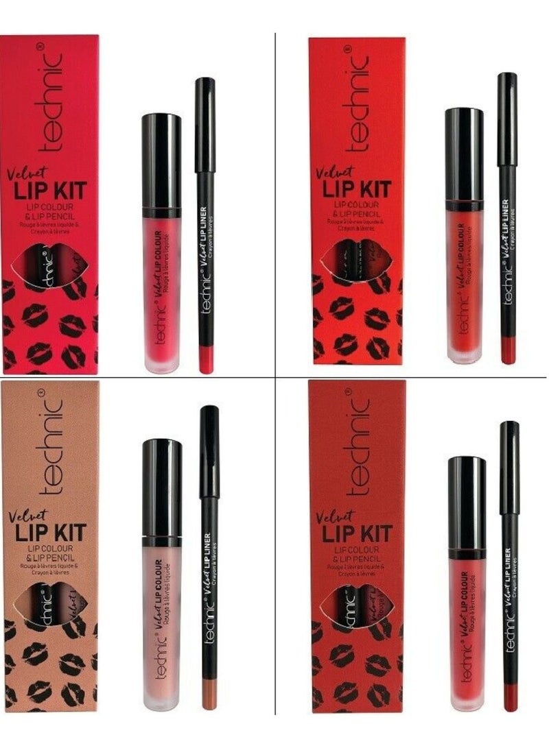 Technic طقم شفاه مخملي شاي الورد - Image 3