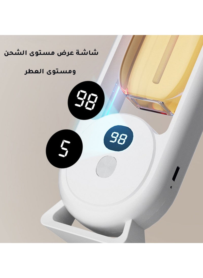 Nano Air Freshener Device with Timer and Gardenia Fragrance Refill – Automatic Air Dispenser for Home, Office, or Bathroom – Long-lasting Scent and Easy Installation