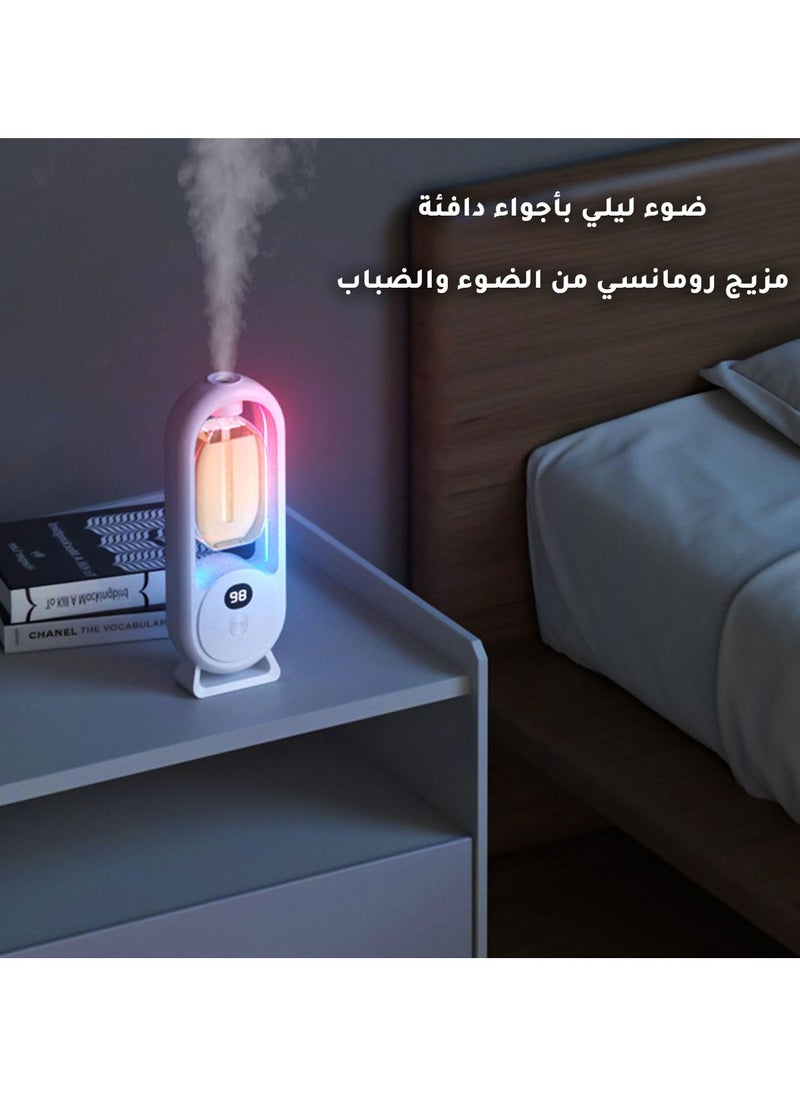 Nano Air Freshener Device with Timer and Gardenia Fragrance Refill – Automatic Air Dispenser for Home, Office, or Bathroom – Long-lasting Scent and Easy Installation