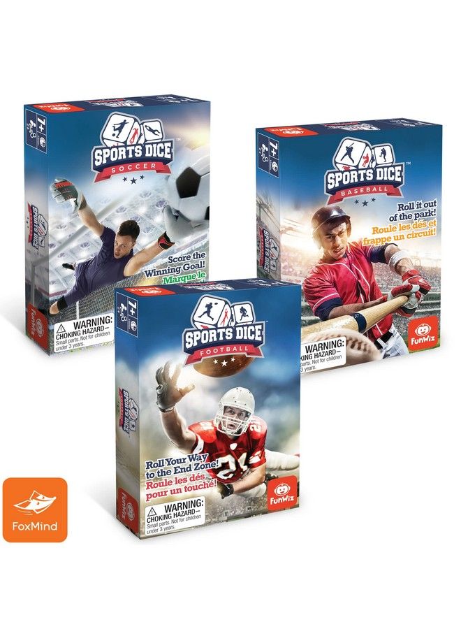 FoxMind Games نرد رياضي كرة القدم - ارمِ طريقك إلى منطقة النهاية - سهل التعلم - ممتع للعب - يمكن اللعب مع ما يصل إلى 4 لاعبين - للأعمار من 7 سنوات وما فوق - Image 4