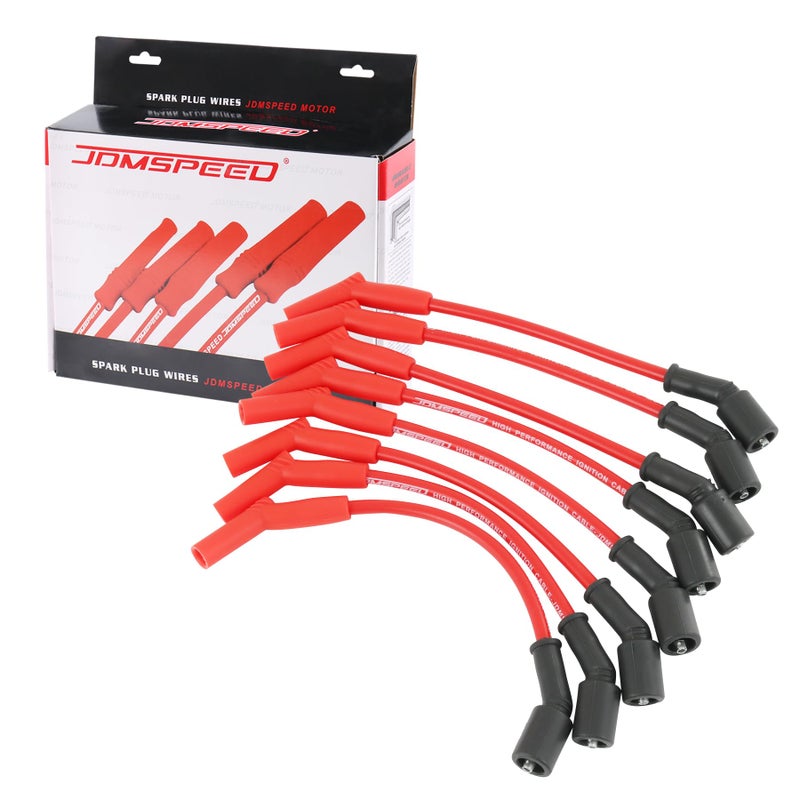 JDMSPEED New Performance Spark Plug Wires Replacement for Chevy GMC 81L Vortec V8 20012007