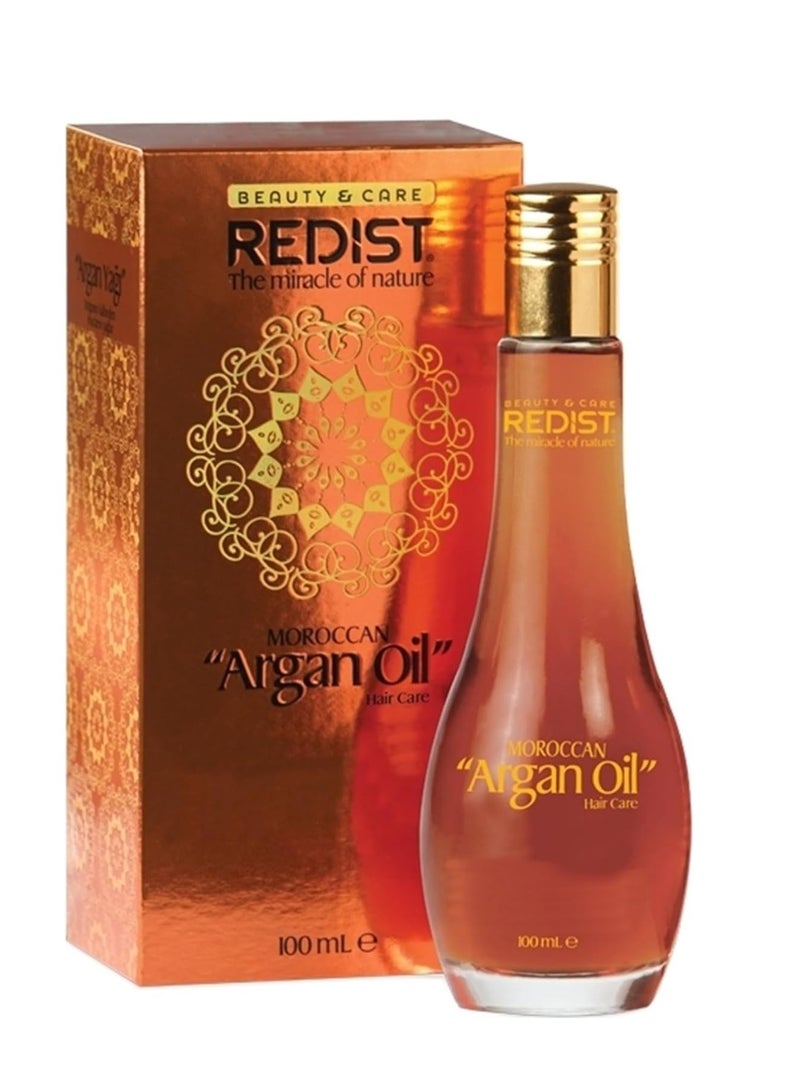 REDIST Redist Argan Oil Hair Serum 100ml – Nourishing Formula with Keratin for Dry & Damaged Hair - Image 1