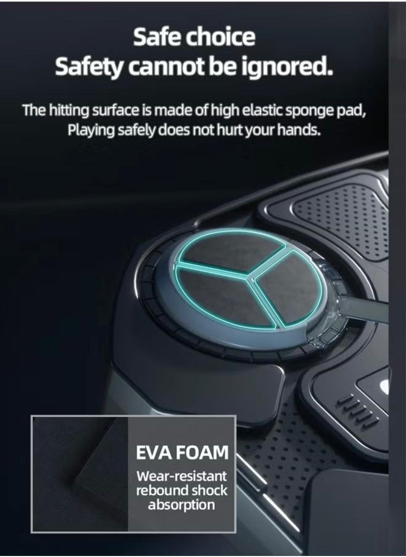 QiaoKai Intelligent Boxing Machine with Music,USB Charging, Bluetooth Boxing Machine with Boxing Gloves,Home Workout Boxing Target Machine,  - Image 4