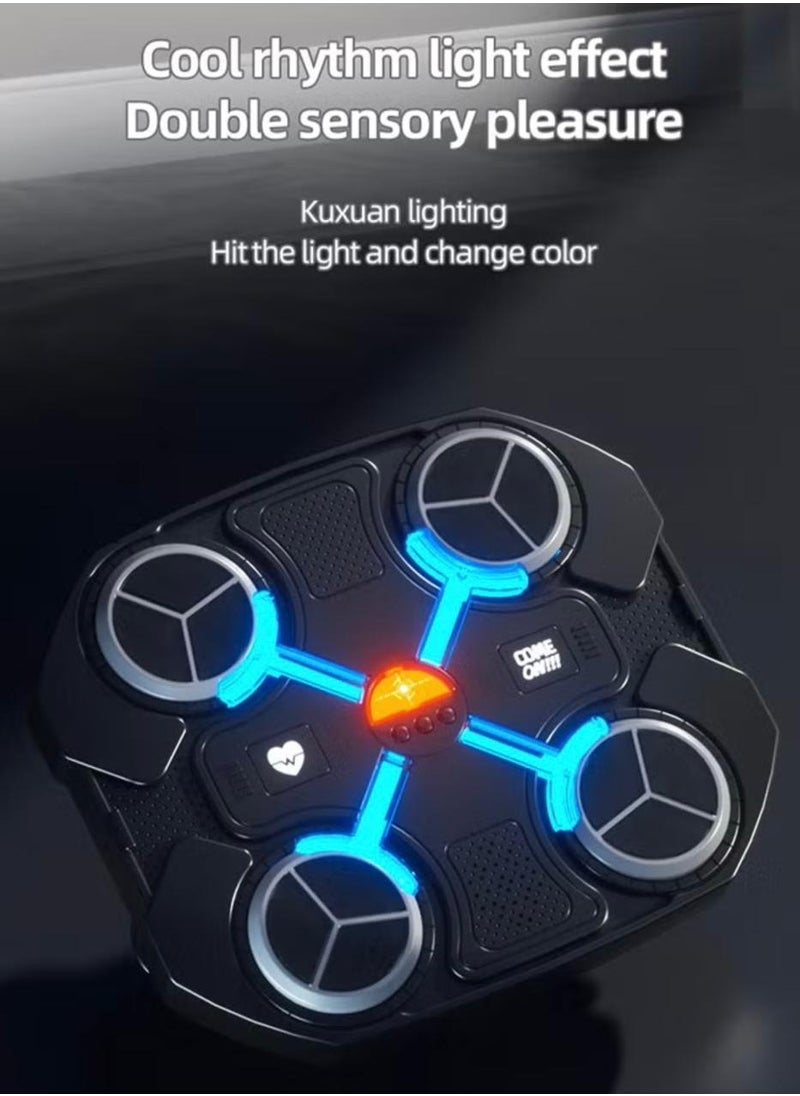 QiaoKai Intelligent Boxing Machine with Music,USB Charging, Bluetooth Boxing Machine with Boxing Gloves,Home Workout Boxing Target Machine,  - Image 3