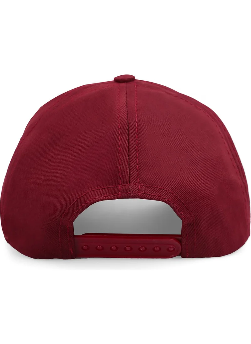 Black Börk V1 Baseball Kids Taurus - Unisex Claret Red Children's Hat (Cap) with 1 Code Logo