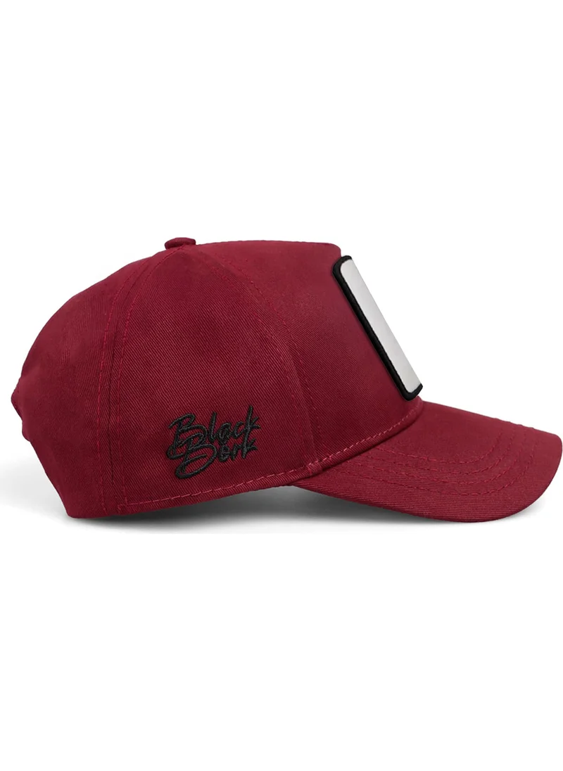 Black Börk V1 Baseball Kids Taurus - Unisex Claret Red Children's Hat (Cap) with 1 Code Logo