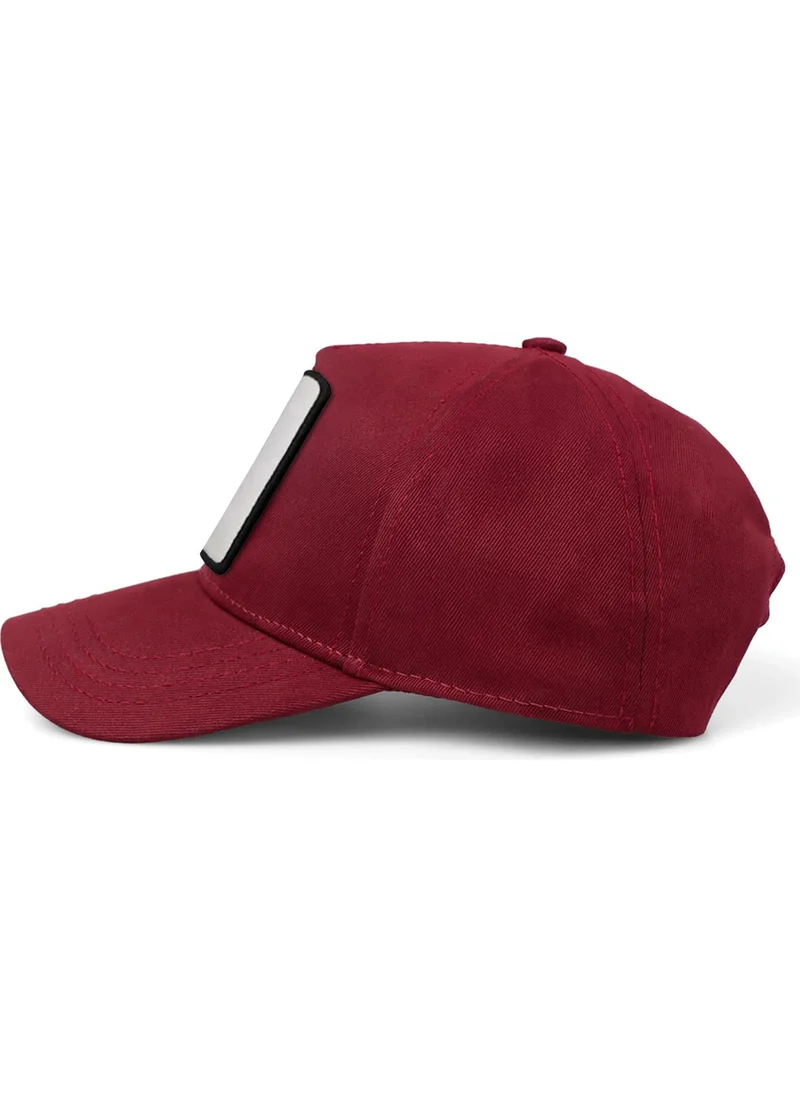 Black Börk V1 Baseball Kids Taurus - Unisex Claret Red Children's Hat (Cap) with 1 Code Logo