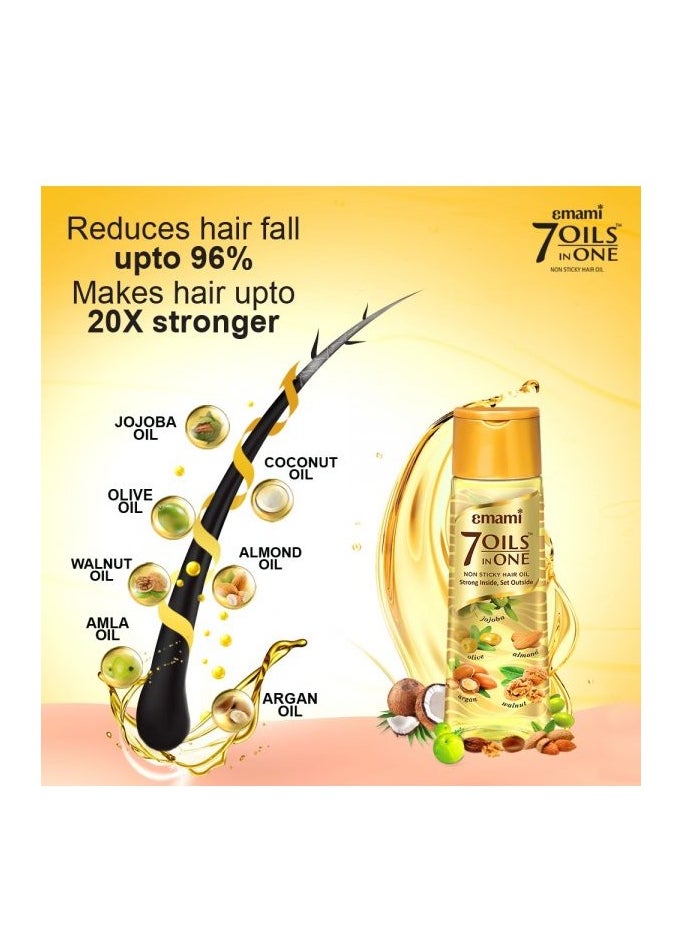emami Emami 7 Oils In One Non Sticky Damage Control Hair Oil, 300 m  - Image 3
