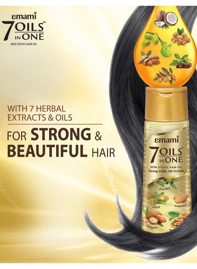 Emami 7 Oils In One Non Sticky Damage Control Hair Oil, 300 m - Image 2