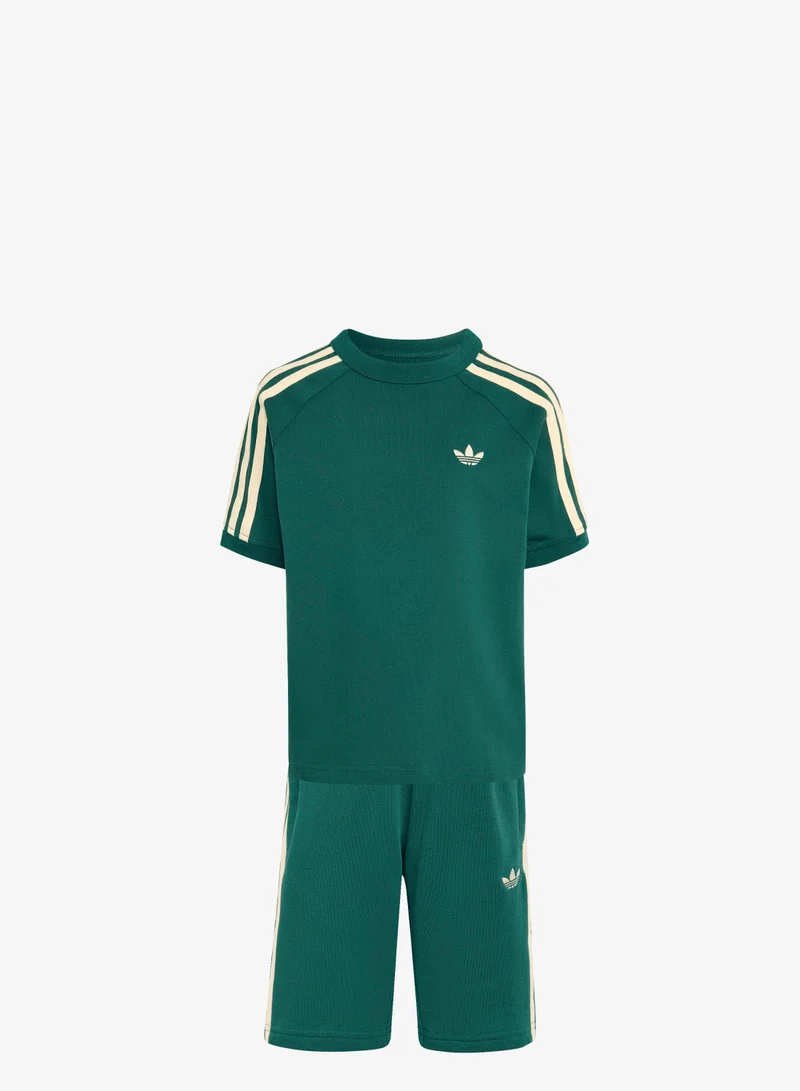Adidas Originals 3 STRIPE SHORT TEE SET