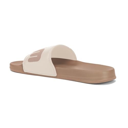 hummel CHUNK MEN SLIDERS Comfortable Cushioned Sole Arch Support Durable Lightweight Flexible Trendy Style Flip flops and Slippers Slides for Men Daily use Chappal - UK 7 Mocca Mousse - Image 3