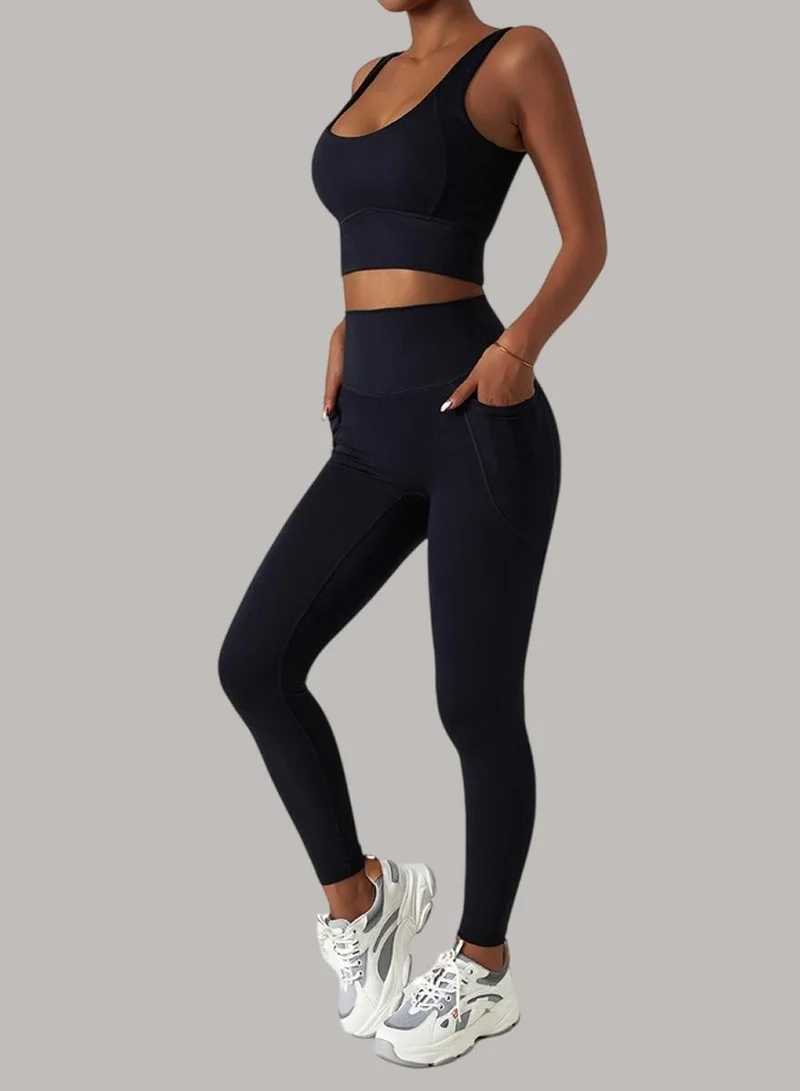 Womens High Waist Contour Workout sport Leggings Yoga Pants Tummy Control Running Pants.