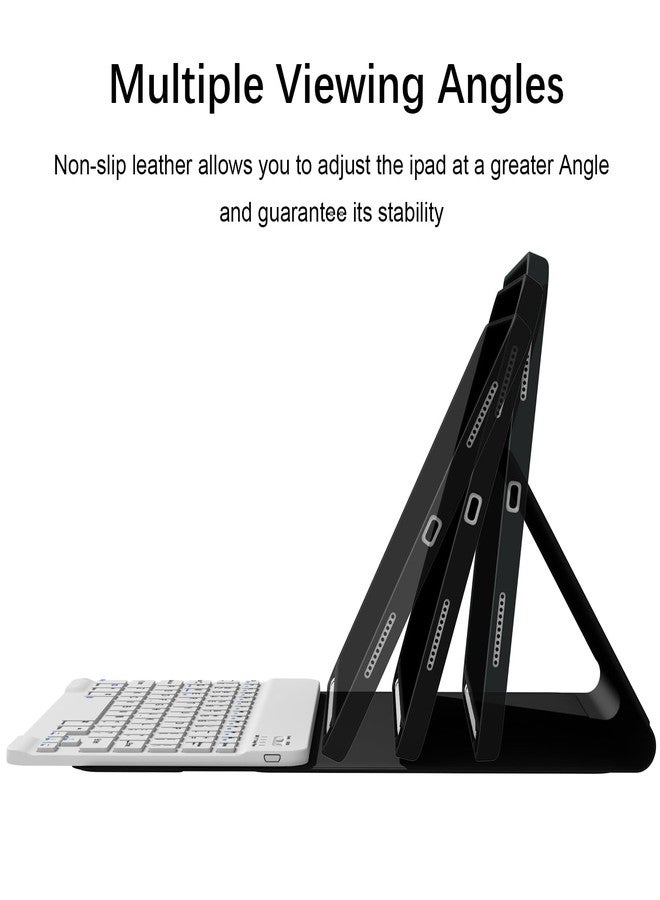 Divufus Keyboard Case for iPad 11th Generation (A16) 2025, for iPad 10th Generation 2022 [Magnetic Detachable Wireless Keyboard][Support 3 System] Folio Case with Pencil Holder, Navy Blue - Image 4
