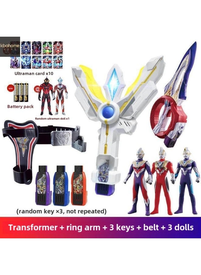Telly Frame Treca Kligata Case Gat Plus Stunt Plus Altman Transformer Mini Edition-Color:Small Gift Box Transformer + 3 Keys + Belt + 3 Dolls + Ring Free 1 Doll Card  - Image 1