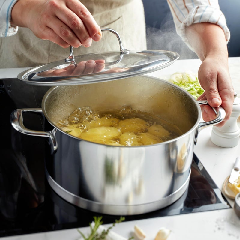 Demeyere Demeyere Atlantis 7-Ply Stainless Steel Dutch Oven, 8.9-qt  - Image 5