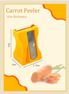 Generic Karoto Carrot Sharpener | Vegetable Peeler | Veggie Peeler & Cucumber Peeler | Fun Kitchen Gadgets | from a Series of Unique Peelers for Kitchen | Fun Kitchen Stuff | by Monkey Business (Yellow)  - Image 2