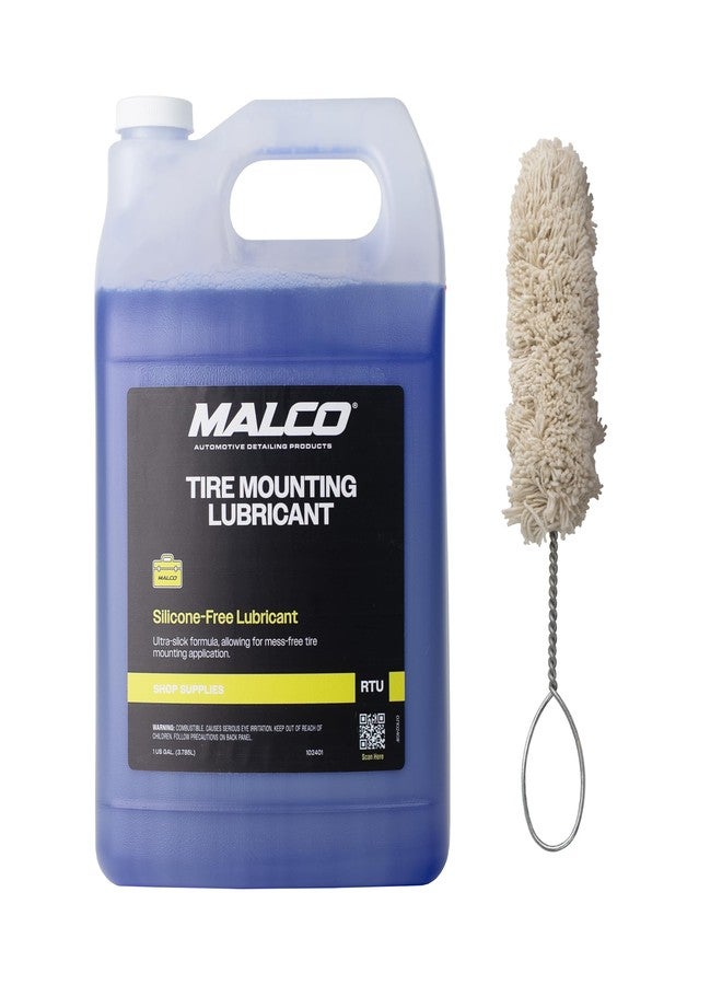 Malco Tire Mounting & Demounting Lubricant - for Automotive, Truck, Farm & Heavy-Duty Construction Tires/Improved Bead Seal/Rust Protection/Silicone & Soap Free/Whitewall Safe / 1 Gal (102401) - Image 1
