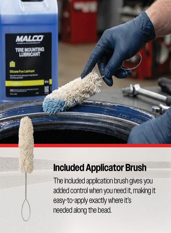 Malco Tire Mounting & Demounting Lubricant - for Automotive, Truck, Farm & Heavy-Duty Construction Tires/Improved Bead Seal/Rust Protection/Silicone & Soap Free/Whitewall Safe / 1 Gal (102401) - Image 2