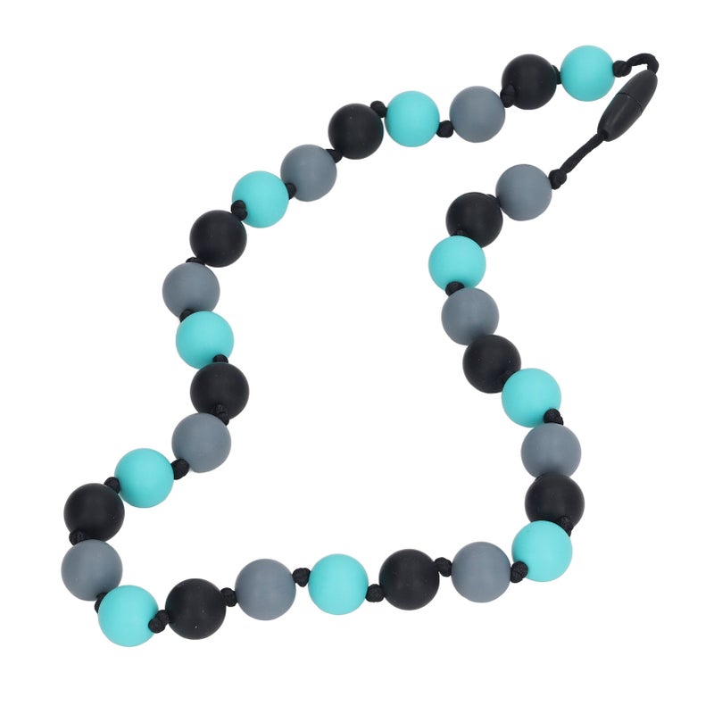 Baby Teething Necklace Anxiety and Stress Reduction Safe Silicone Teething Necklace for Kids Children Type2 - Image 4
