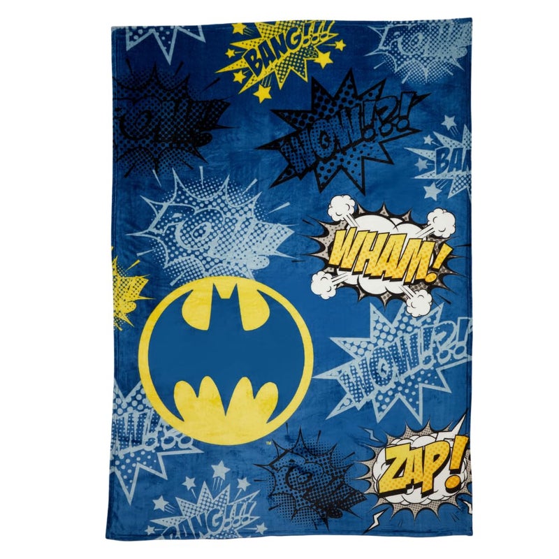 Franco Franco Batman Kids Bedding Super Soft Plush Throw Blanket  62 in x 90 in  (Officially Licensed Product)  - Image 1