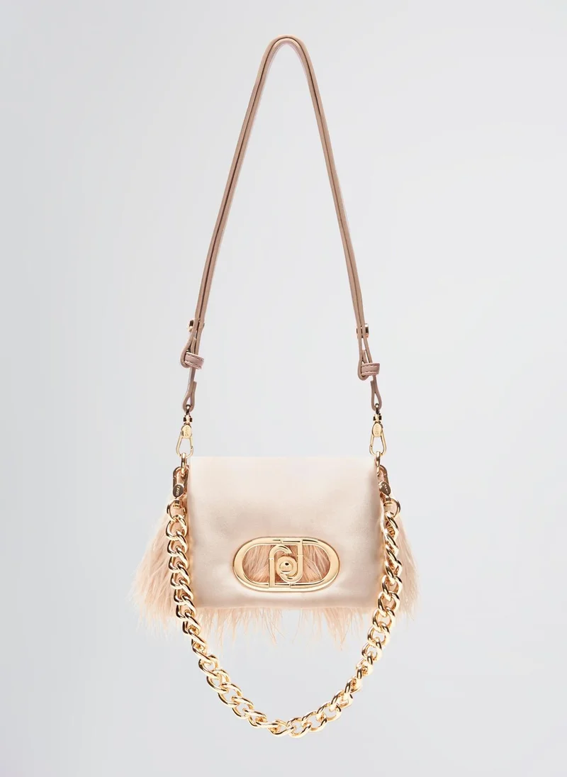 Liu Jo LaPuffy bag with feathered detailing