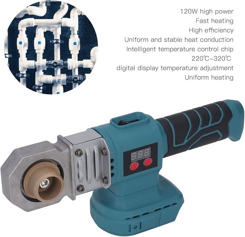 350W PPR Welding Machine Digital Display Temperature Control Fast Heating Pipe Hot Melting Machine with 3 Heads - Image 3