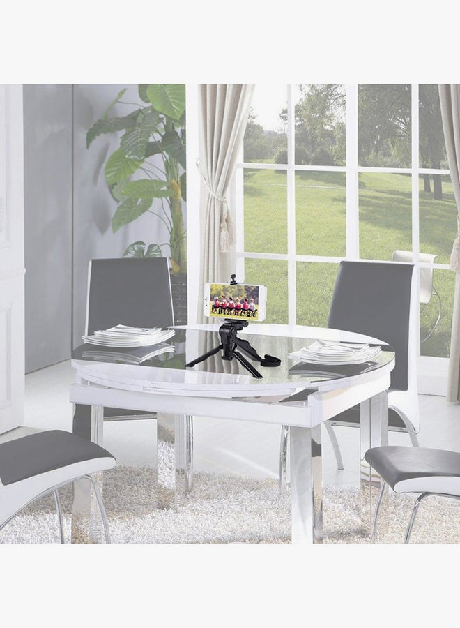 Mini Tripod Stand With Mobile Holder Black - Image 4