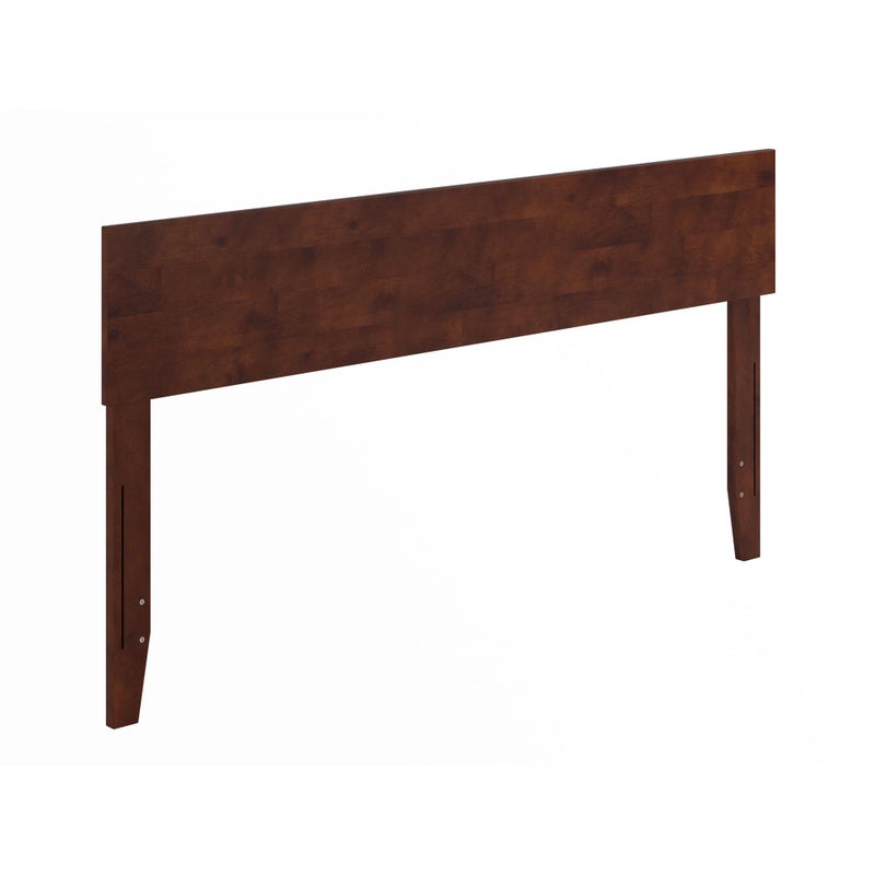AFI Orlando Modern Solid Wood Headboard, Queen, Walnut - Image 1