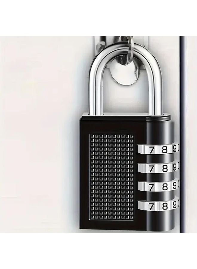 Black Password Hanging Lock Waterproof Rustproof Mini Travel Case Suitcase Box Wardrobe Bag - Image 5