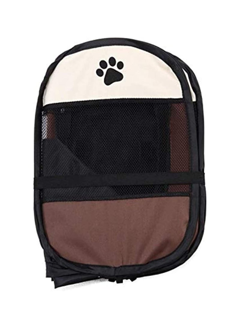Portable Folding Pet Tent Octagon Dog-Beige Brown - Image 4
