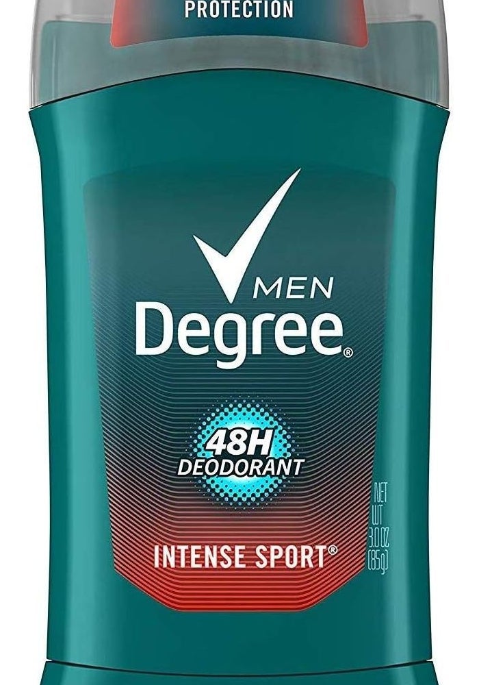 Degree Intense Sport Silver Ion Deodorant for Men, 3 oz - Long Lasting Odor Protection - Image 1