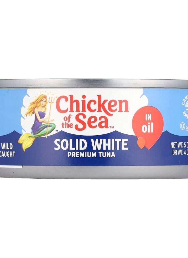 Chicken Of The Sea Solid White Premium Tuna in Oil 5 oz (142 g) 