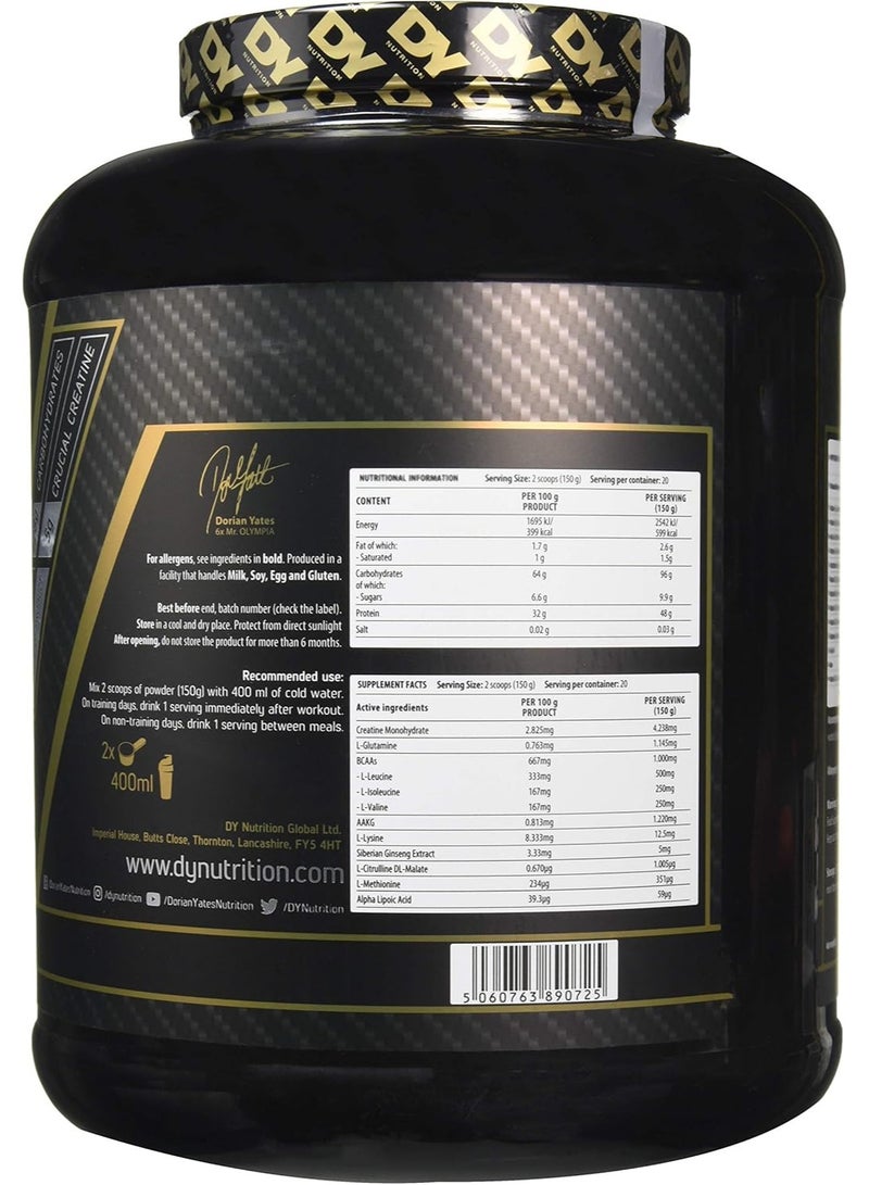 DY Nutrition Game Changer Mass 3000g – Vanilla Flavor - Image 2