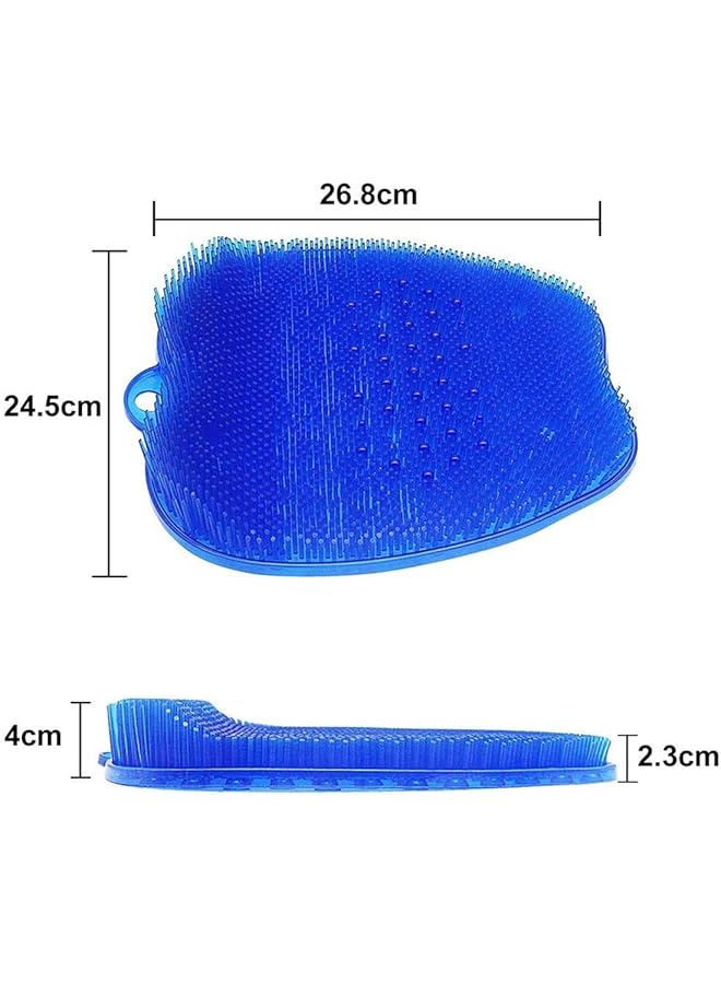 erorex Shower Foot Scrubber Massager Cleaner Wash Foot Bath Massage Cushion Bathroom Suction Cup Silicone Non Slip Massage Pad Improves Foot Circulation And Reduce Foot Pain Calusses Remover - Image 4