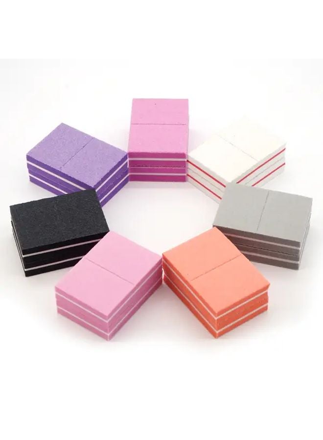 50 Pcs White Professional Mini Buffing And Sanding Files For Nail Art Polish - Image 4