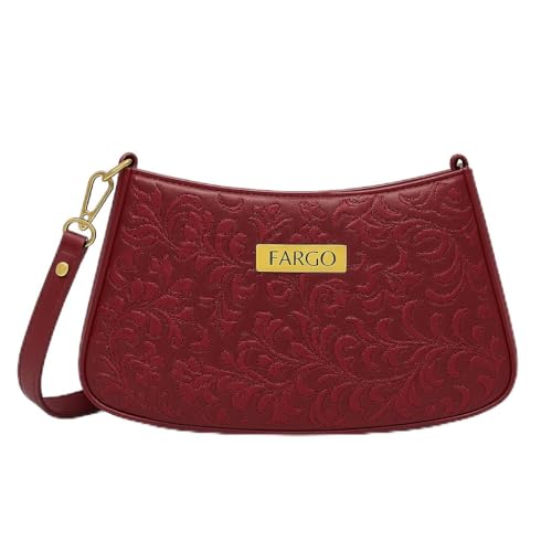 Fargo PU Women's Sling Bag (Maroon) - Image 1